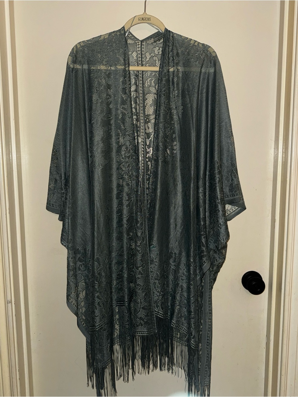 OP Lace Kimono Cardigan
